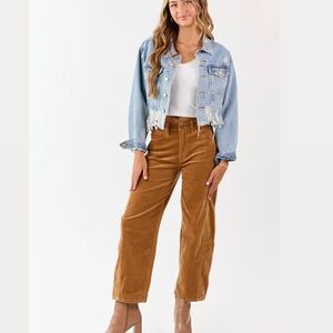 Vervet Corduroy Barrel Jeans